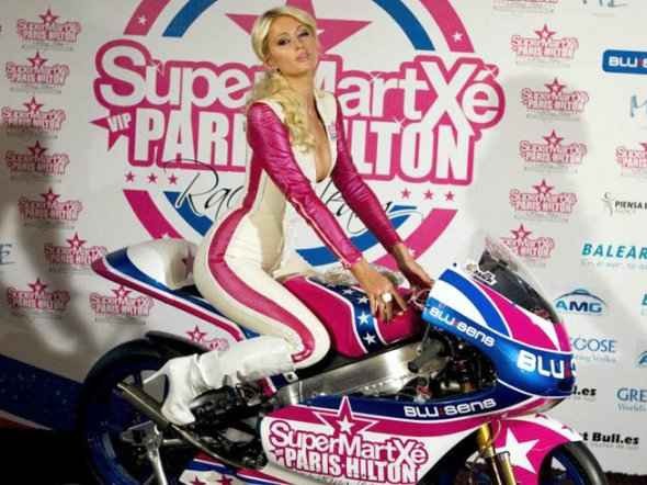 Prezentace týmu celebrity Paris Hilton