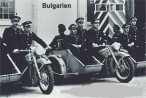 Motocykly BMW R-12 sloužící u Bulharských ozbrojených složek