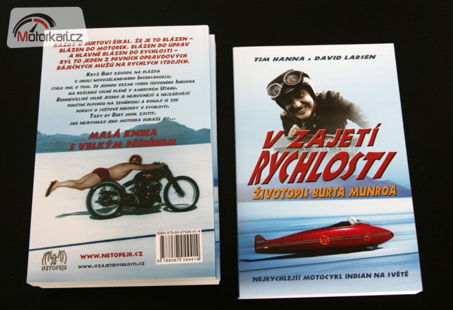 Soutěž o 2 knihy V zajetí rychlosti - Životopis Burta Munroa