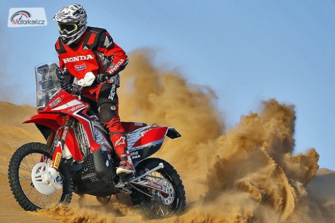 Honda testuje na Dakar v poušti Mojave 
