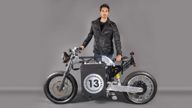 Elektrická motorka od Dechaves Garage