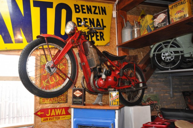 Československé motocykly v moto muzeu Pavlíkov
