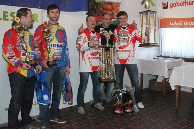 Vyhlášení vítězů MČR v motoskijöringu 2014