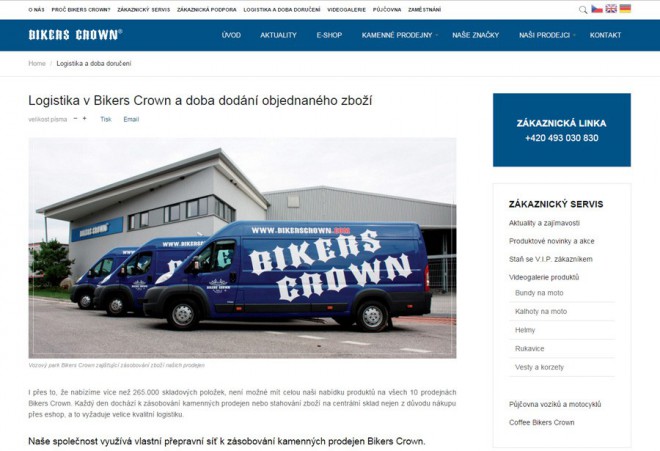 Bikers Crown má nový web