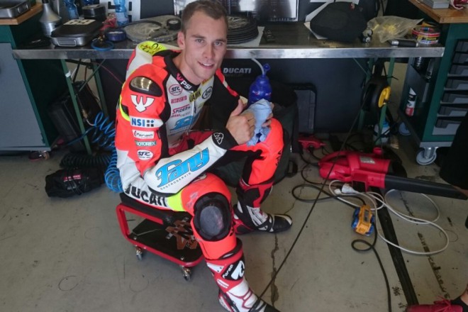 V Jerezu testoval týden před závodem jezdec Ducati Ondřej Ježek