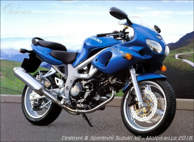 Cestovní a sportovní motocykly Suzuki s motory V2:
1990 - 2016
