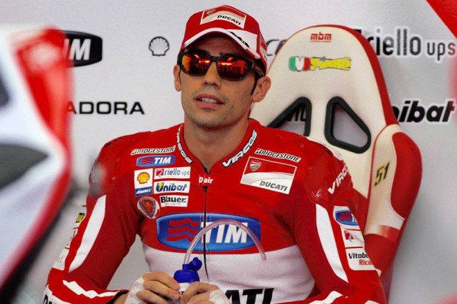 Na mokré dráze zajel v pátek v Jerezu nejrychleji Pirro