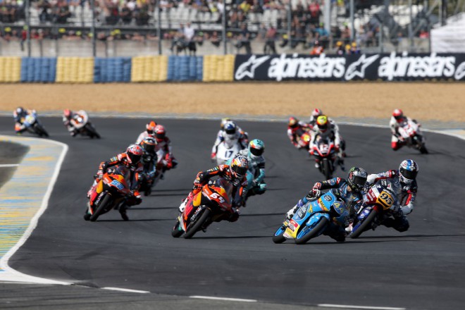 Týmy tříd Moto3 a Moto2 testovaly v Le Mans