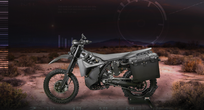 Silent Hawk: army bike s hybridním pohonem