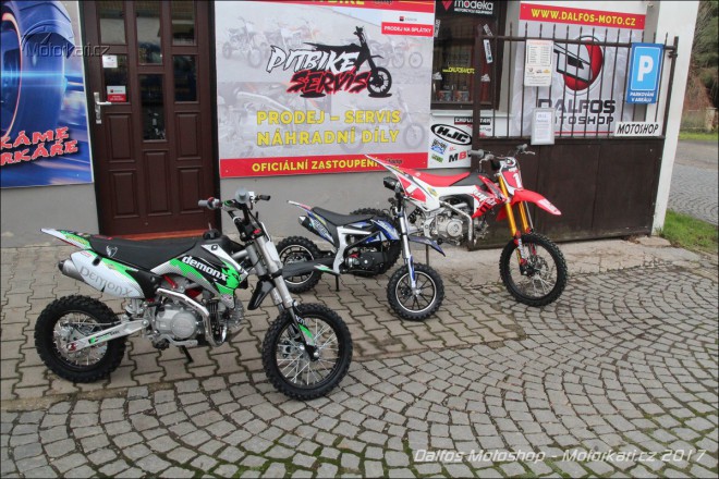Dalfos moto: od pitbiku Stomp až po závodní motocykly TM Racing
