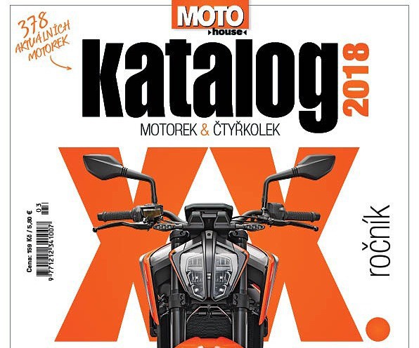 Motohouse katalog motorek a čtyřkolek 2018