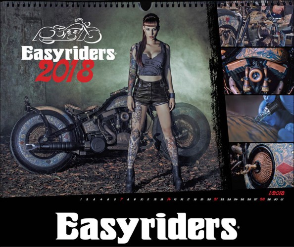 Nástěnný kalendář Easyriders 2018