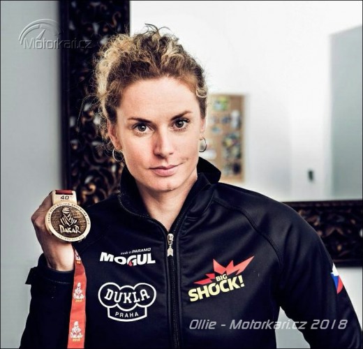 Olga „Ollie“ Roučková – první Češka, která absolvovala Dakar na čtyřkolce