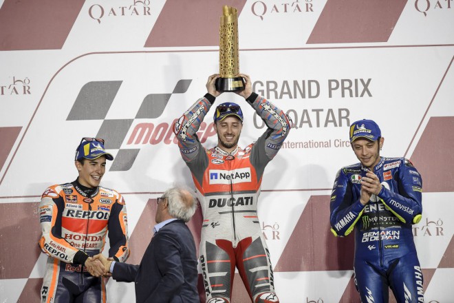 GP Kataru – Závod MotoGP vyhrál Ital Dovizioso