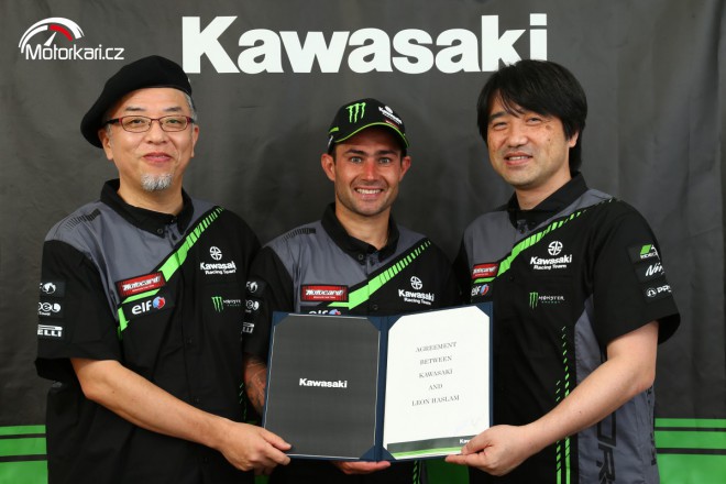 Leon Haslam podepsal s Kawasaki Racing Team