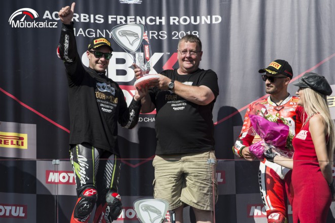 WSBK Magny-Cours – Rea vyhrál závod a má jistý čtvrtý titul