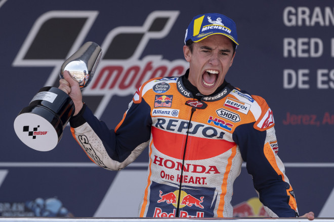 GP Španělska – Závod MotoGP vyhrál Márquez, Kornfeil sedmý v Moto3