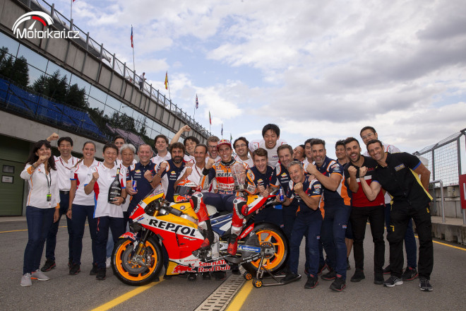 Marc Márquez získal v Brně svou 50. výhru v MotoGP