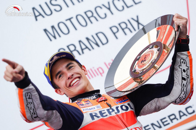 GP Austrálie - Marc Márquez si na Phillip Islandu dojel pro letošní jedenácté vítězství