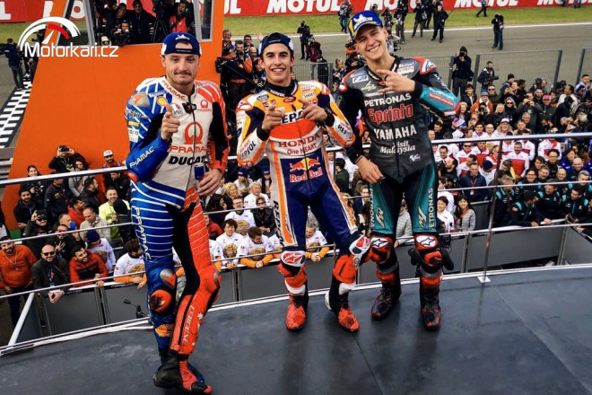 GP Valencie – Poslední závod vyhrál Márquez, Salač pátý v Moto3
