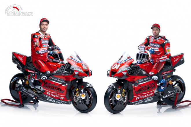 Italská Ducati představila tovární tým MotoGP pro sezonu 2020