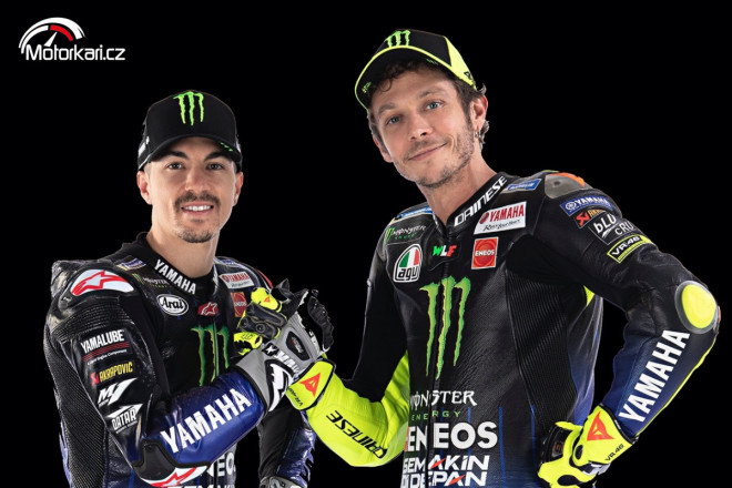 Yamaha představila tovární tým MotoGP s Rossim a Viňalesem