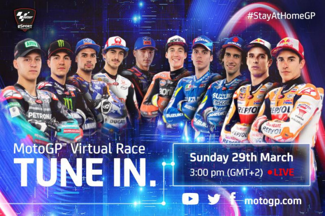 Virtuální závod MotoGP – Start už tuto neděli
