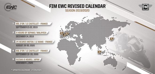 FIM EWC – Závod v japonské Suzuce bude až v listopadu