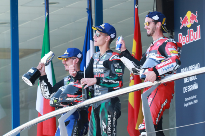 Ohlasy MotoGP: Fabio Quartararo si dojel pro své první vítězství v MotoGP