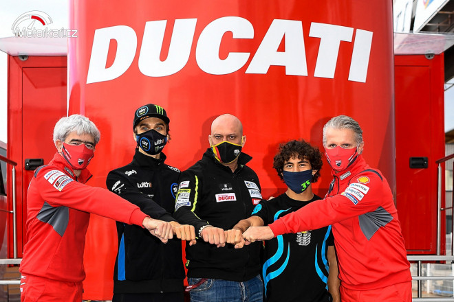 Italové Bastianini a Marini v roce 2021 s Esponsorama Racing v MotoGP