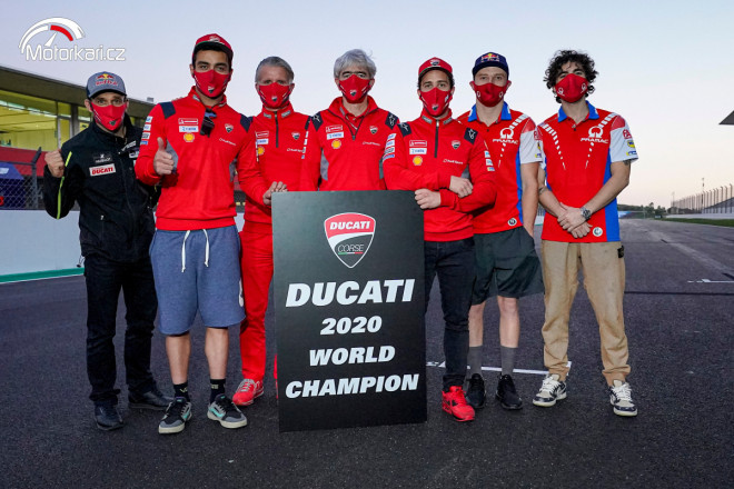 Ducati vyhrála soutěž výrobců MotoGP, poprvé od roku 2007