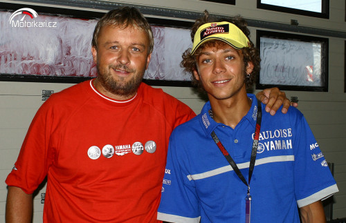 Marek Paulíček a Valentino Rossi