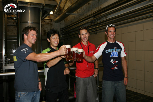Pivovar Starobrno (zleva) James Ellison, Shinya Nakano, Lukáš Pešek a Jakub Smrž