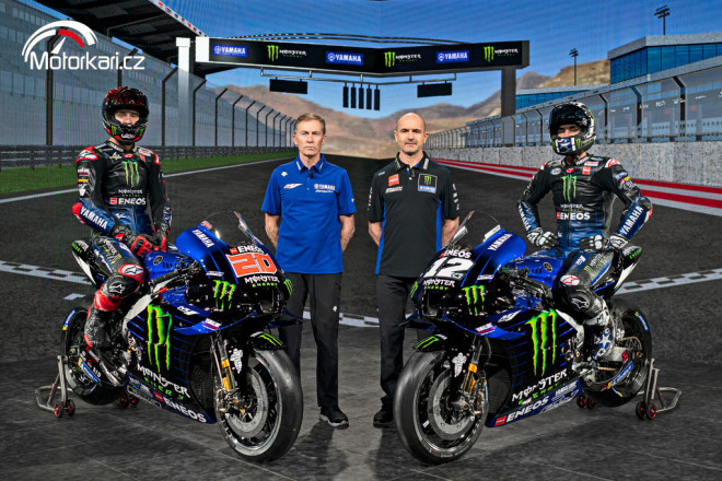 Yamaha představila tovární tým MotoGP