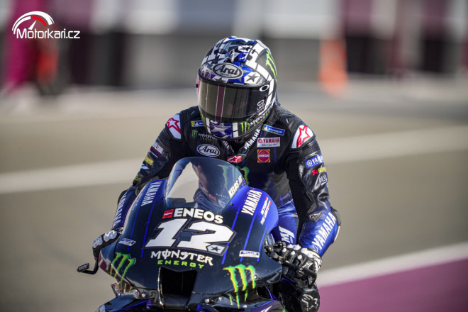 Čtvrteční testy MotoGP v Kataru – Viňales nejrychlejší, Márquez v nemocnici