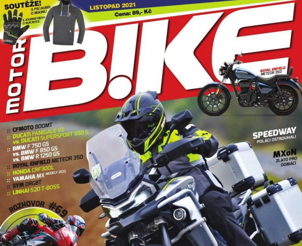 Představení listopadového časopis Motorbike
