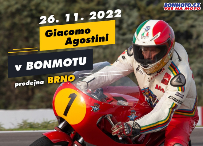 Agostini v Bonmotu již tuto sobotu!