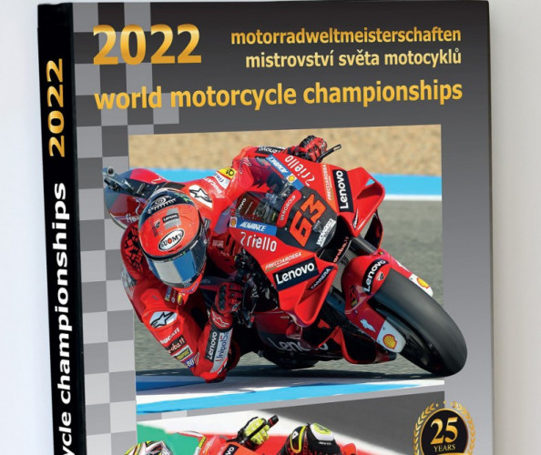 25. ročník knihy Mistrovství světa motocyklů 2022