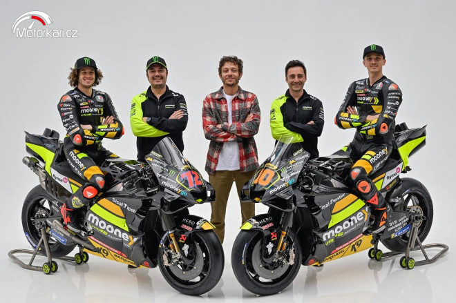 Rossiho tým Mooney VR46 Racing představil barvy sezony 2023