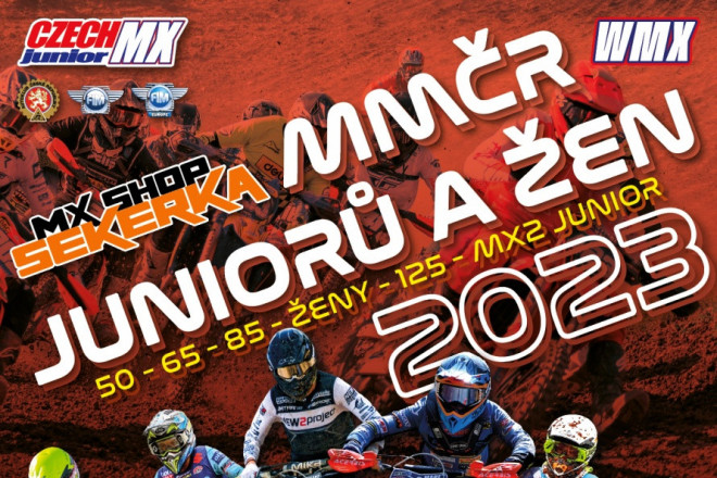 MMČR juniorů a žen 2023 - Motokrosový šampionát míří do Vranova u Brna