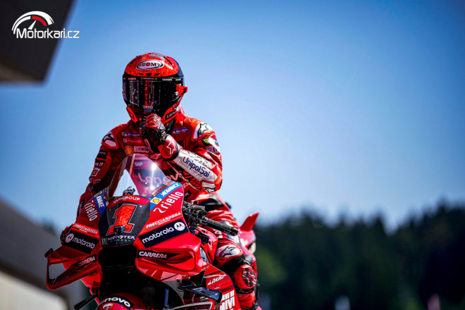 GP Rakouska– Závod MotoGP™ vyhrál Bagnaia, Salač sedmý v Moto2™ 