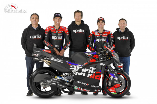 Aprilia představila tým MotoGP™ s Espargarem a Viňalesem