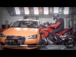 Crash test- Ducati Multistrada 2015 vs. Audi A3
