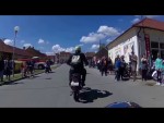 Spanillá jízda veteránů v Habrovanech 2016 - Zastávka v Rousínově a závěr v Habrovanech