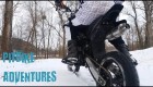 pitbike adventures-winter winter winter!!!!