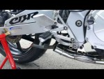 Nerezove svody Black Widow na Honda CBR 600 PC 31, F3
