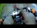 Pitbike adventures- rain and forest!!!