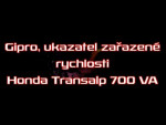 Gipro, ukazatel zařazené rychlosti Honda Transalp 700 VA