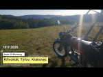 Mototrip Křivoklát, Týřov, Krakovec - Jawa 23 Mustang 18.9.2020