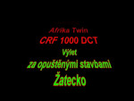 Mototrip opuštěné objekty Žatecko AT CRF 1000 DCT 2.10.2020